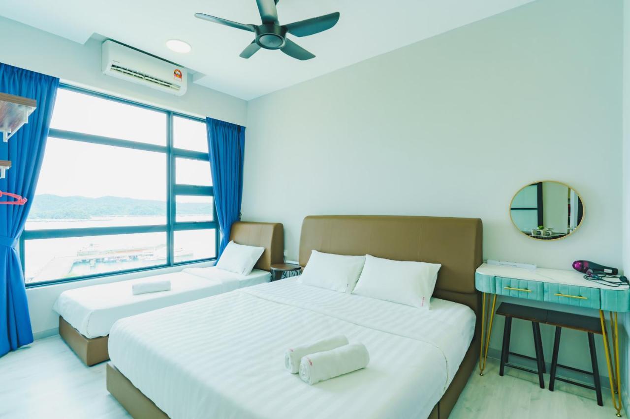Full Seaview 2R1B Condo For 6Pax In Kota Kinabalu Exterior foto